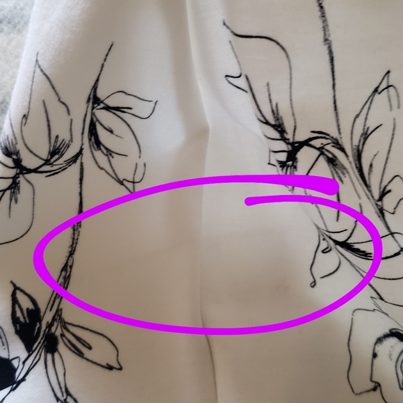 Le Chateau pencil skirt XS floral rose fitted feminine elegant - Picture 8 of 8